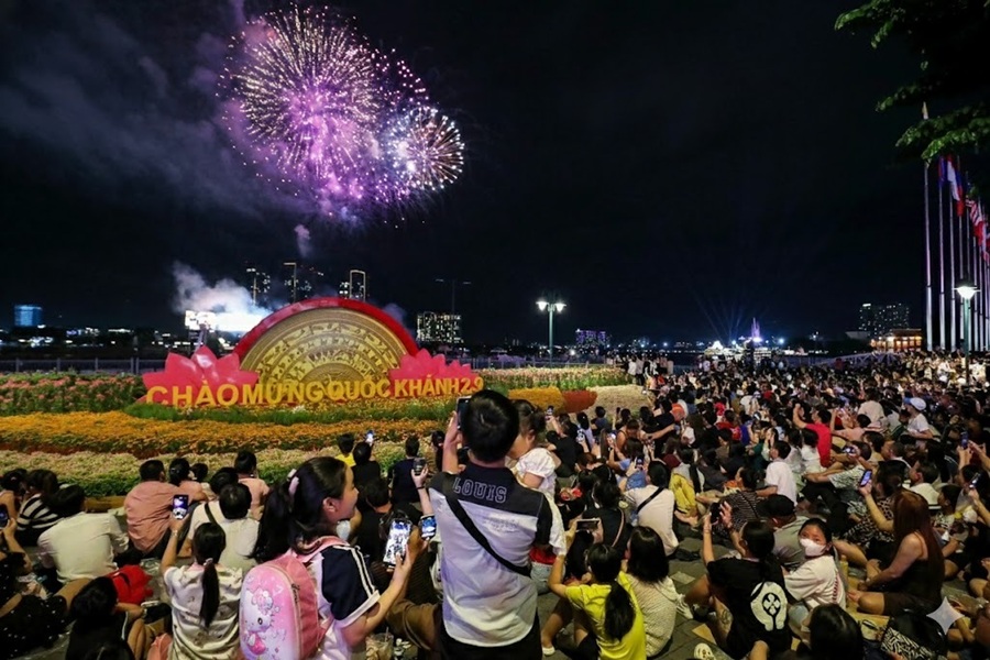 Lịch bắn pháo hoa mừng Quốc khánh 2-9 tại TP.HCM