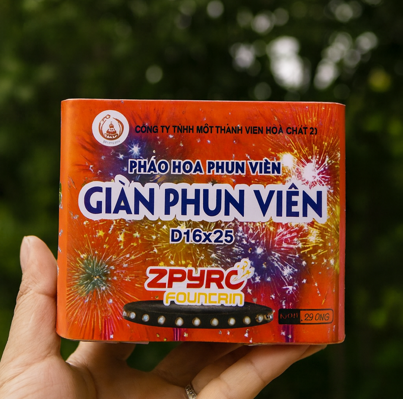 Giàn Phun Viên 2025 Loại 25 ống