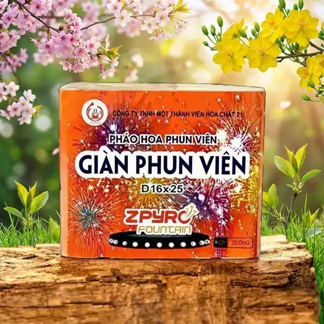 Giàn Phun Viên 2025 Loại 25 ống