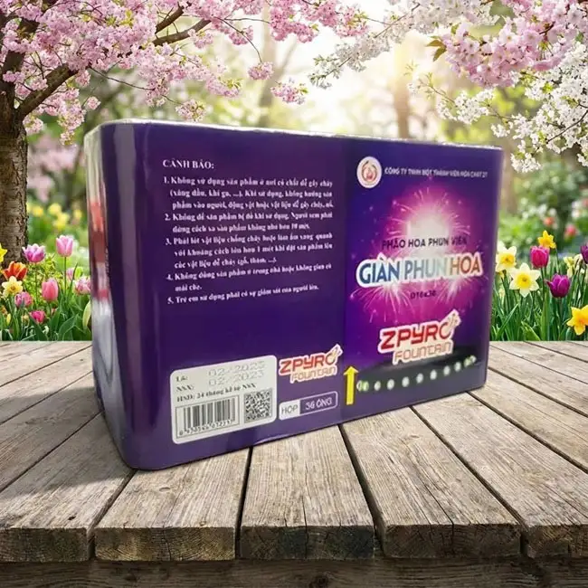 Giàn Phun Hoa 36 ống 2025 Z121