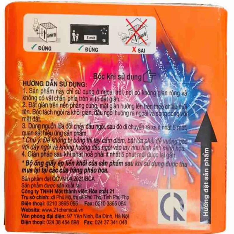 Tem mã QR kiểm tra pháo hoa Z121 chính hãng