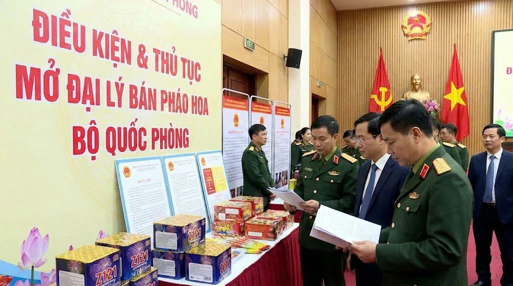 Các điều kiện mở đại lý bán pháo hoa Bộ Quốc Phòng